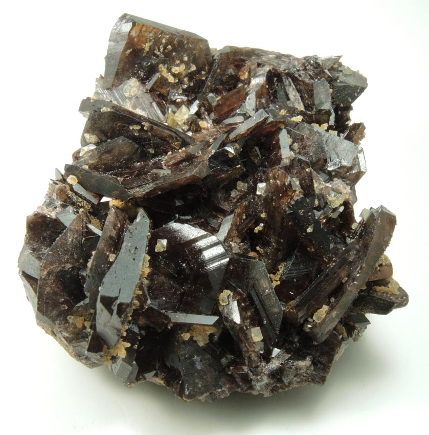 Axinite-(Fe) with Quartz from Nandan, Hechi, Guangxi, China