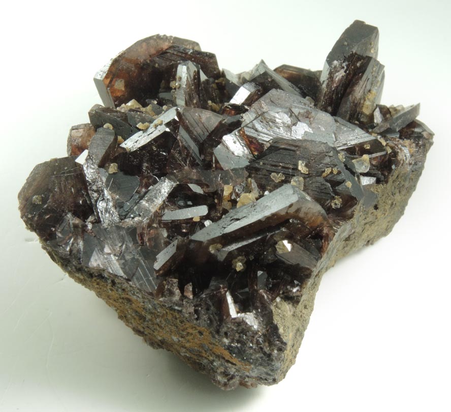 Axinite-(Fe) with Quartz from Nandan, Hechi, Guangxi, China