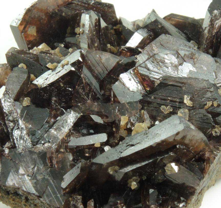 Axinite-(Fe) with Quartz from Nandan, Hechi, Guangxi, China