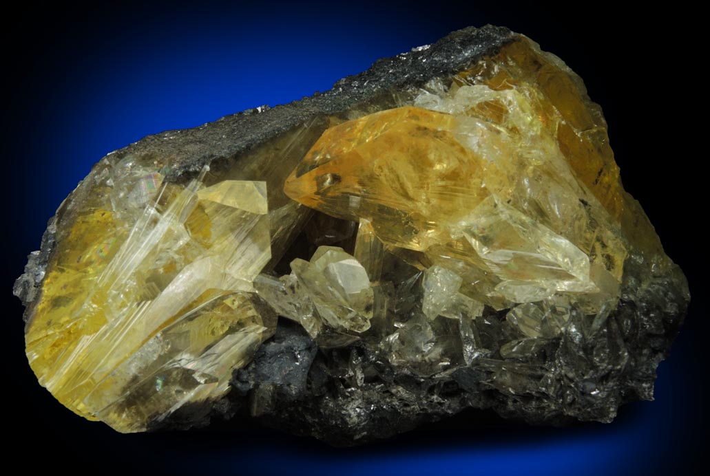 Anglesite in Galena from Touissit Mine, 21 km SSE of Oujda, Jerada Province, Oriental, Morocco