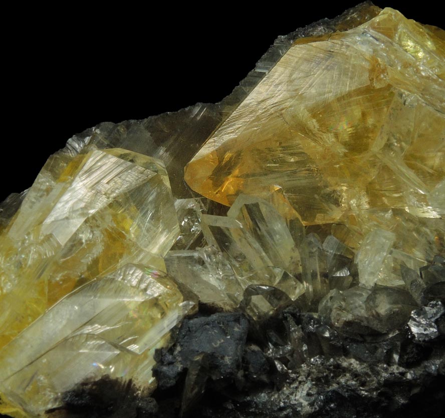 Anglesite in Galena from Touissit Mine, 21 km SSE of Oujda, Jerada Province, Oriental, Morocco