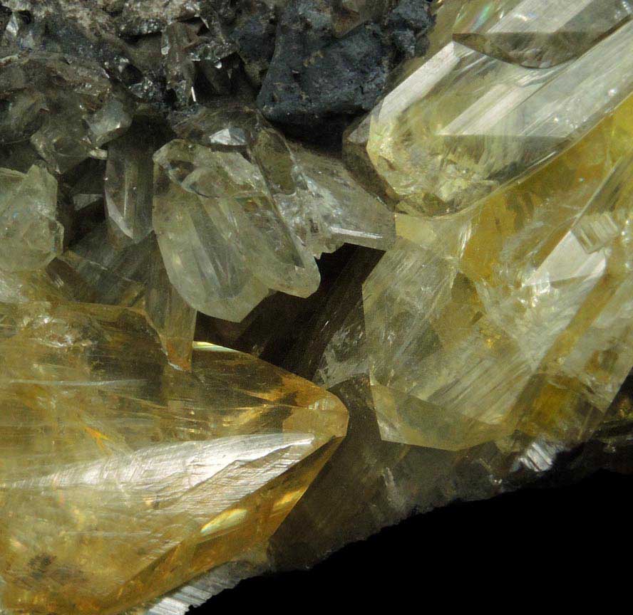 Anglesite in Galena from Touissit Mine, 21 km SSE of Oujda, Jerada Province, Oriental, Morocco