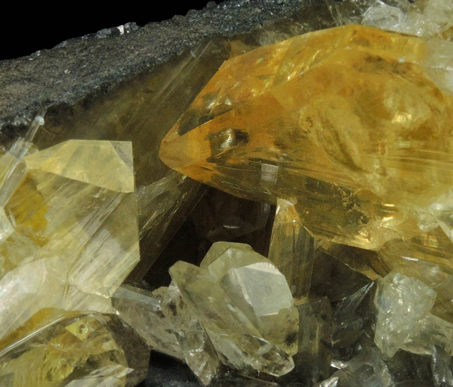 Anglesite in Galena from Touissit Mine, 21 km SSE of Oujda, Jerada Province, Oriental, Morocco