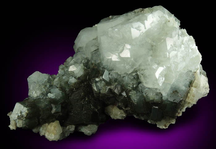 Apophyllite with Chlorite inclusions from Millington Quarry, State Pit, Bernards Township, Somerset County, New Jersey