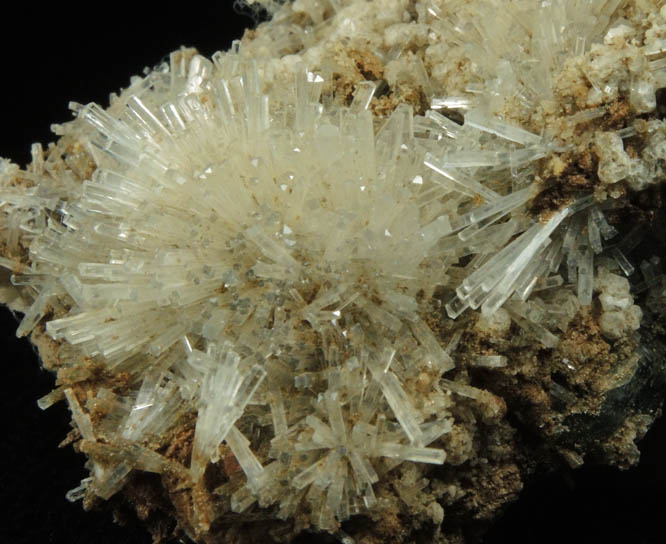 Natrolite and Analcime over Apophyllite from Millington Quarry, Bernards Township, Somerset County, New Jersey