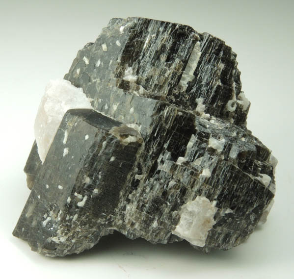 Fluoro-richterite (Fluororichterite) with Calcite from Wilberforce, Haliburton County, Ontario, Canada