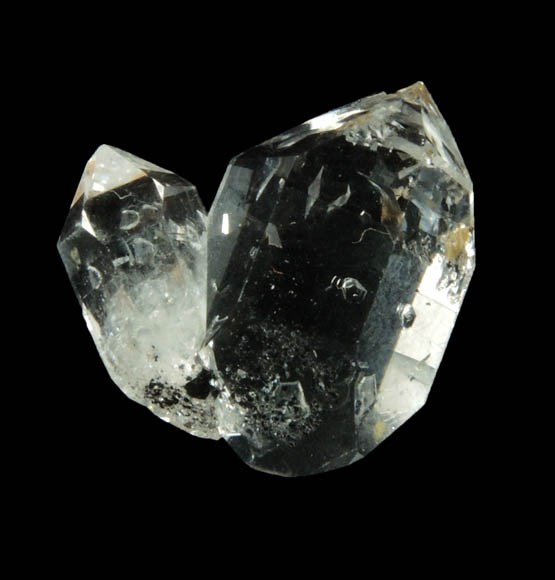 Quartz var. Herkimer Diamonds from Diamond Acres (Hastings Farm), Fonda, Montgomery County, New York