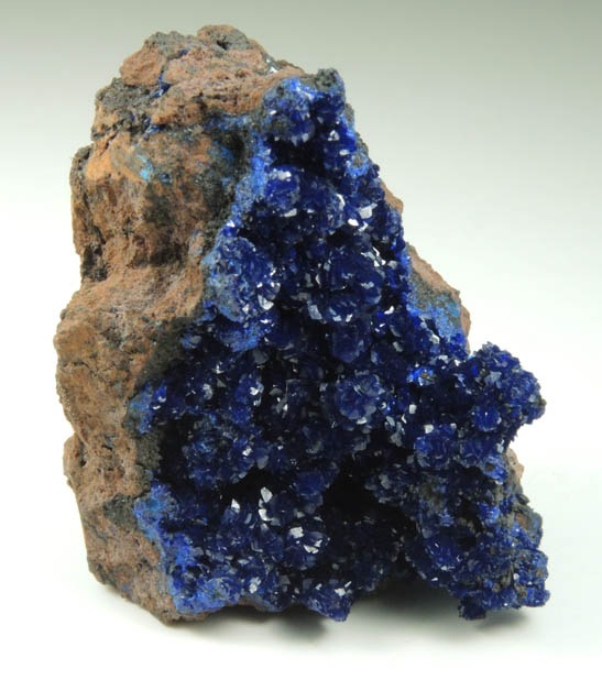 Azurite from Morenci Mine, 4750' Level, Lone Star Area, Clifton District, Greenlee County, Arizona