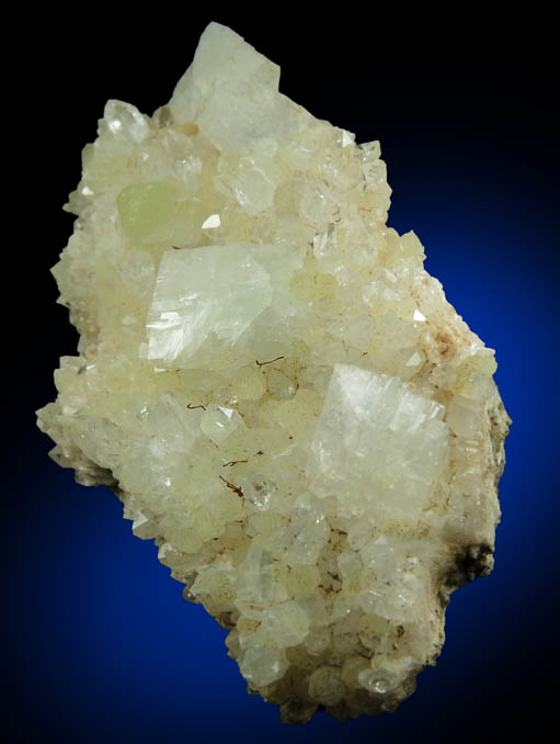 Heulandite, Prehnite, Quartz from Upper New Street Quarry, Paterson, Passaic County, New Jersey