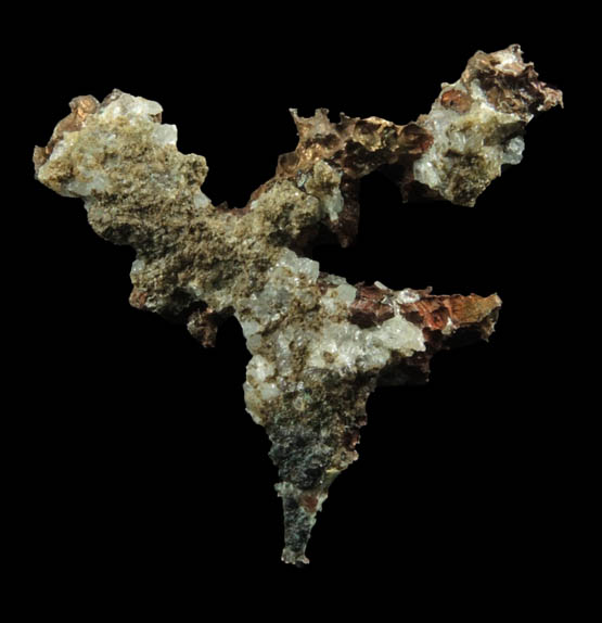 Copper from Chimney Rock Quarry, Bound Brook, Somerset County, New Jersey