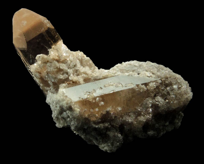 Topaz on rhyolite from Topaz Mountain, Thomas Range, Juab County, Utah