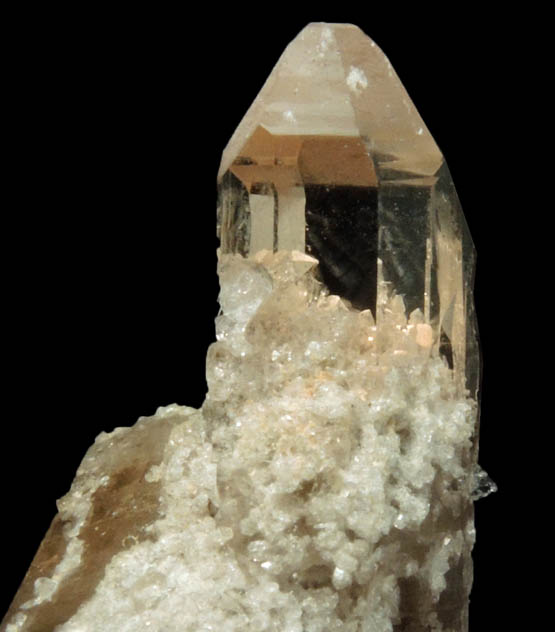 Topaz on rhyolite from Topaz Mountain, Thomas Range, Juab County, Utah