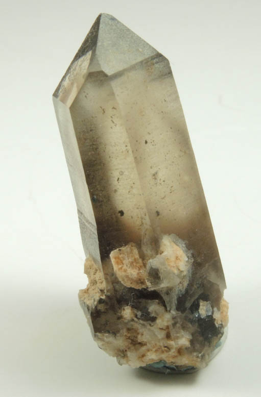 Quartz var. Smoky Quartz (with phantom-growth zoning) from North Moat Mountain, Bartlett, Carroll County, New Hampshire