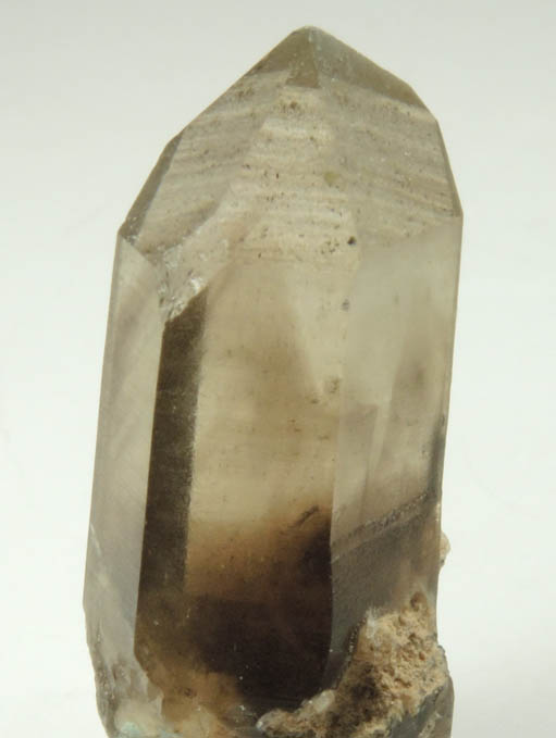 Quartz var. Smoky Quartz (with phantom-growth zoning) from North Moat Mountain, Bartlett, Carroll County, New Hampshire