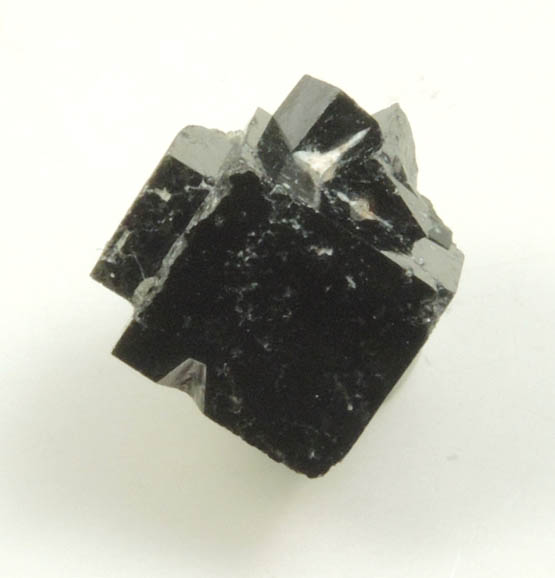 Magnetite exhibiting rare cubic habit from ZCA Mine No. 4, Fowler Ore Body, 2500' Level, Balmat, St. Lawrence County, New York