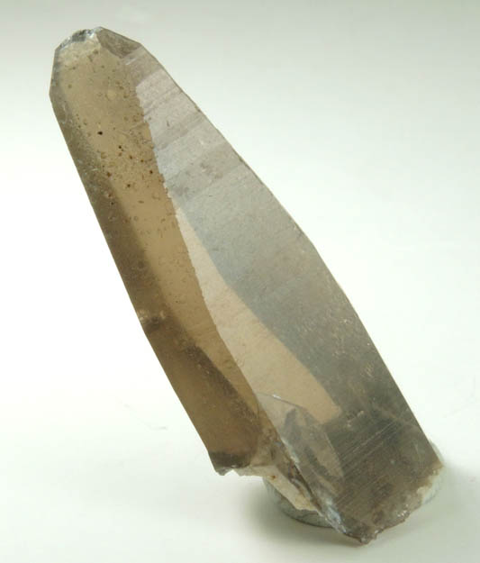 Quartz var. Smoky Quartz (with rare crystal faces) from Lake George District, Park County, Colorado