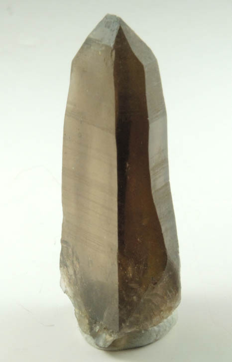 Quartz var. Smoky Quartz (with rare crystal faces) from Lake George District, Park County, Colorado