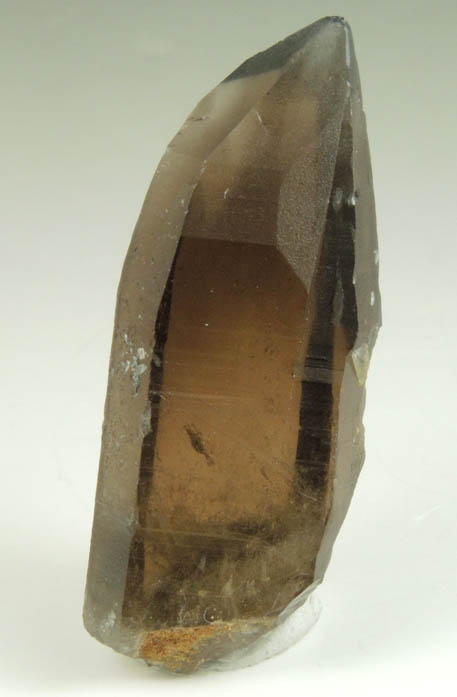 Quartz var. Smoky Quartz (with rare crystal faces) from Lake George District, Park County, Colorado