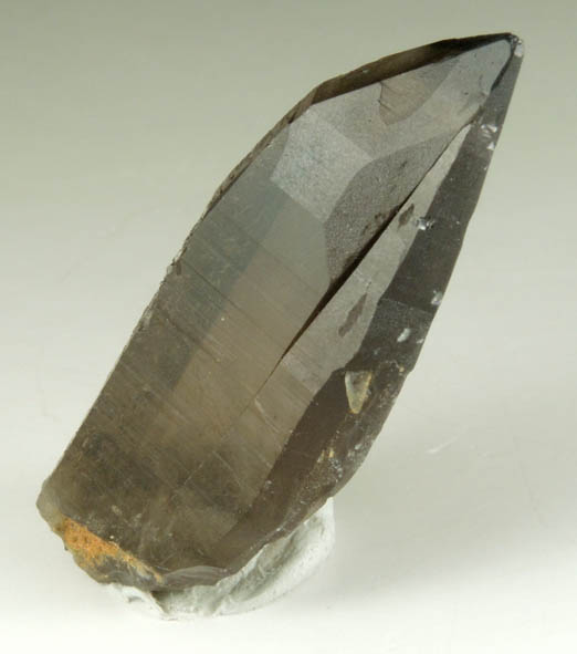 Quartz var. Smoky Quartz (with rare crystal faces) from Lake George District, Park County, Colorado