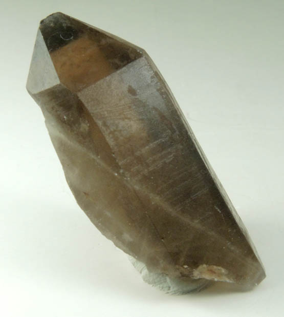 Quartz var. Smoky Quartz (with rare crystal faces) from Lake George District, Park County, Colorado