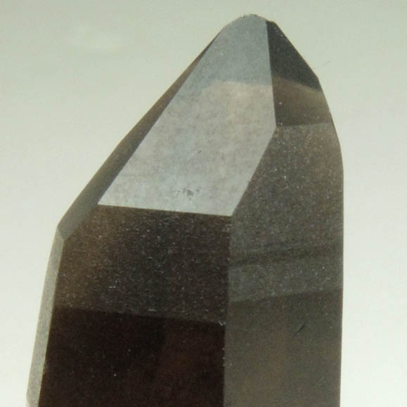 Quartz var. Smoky Quartz (with rare crystal faces) from Lake George District, Park County, Colorado