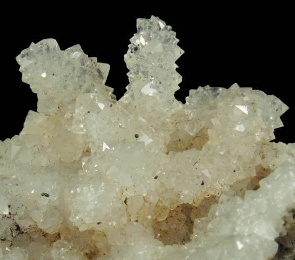 Quartz pseudomorph after Anhydrite from Bennett Prospect, Southbury, New Haven County, Connecticut