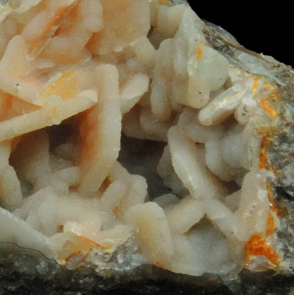 Wulfenite and Hemimorphite with Quartz coating from Finch Mine, north of Hayden, Banner District, Gila County, Arizona