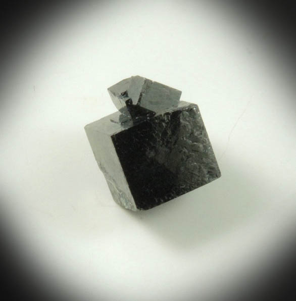 Magnetite exhibiting rare cubic habit from ZCA Mine No. 4, Fowler Ore Body, 2500' Level, Balmat, St. Lawrence County, New York