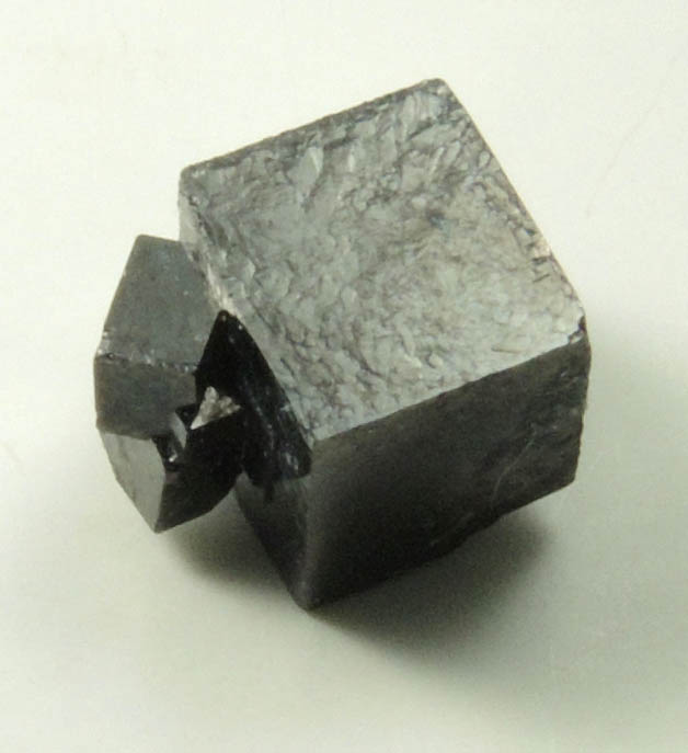 Magnetite exhibiting rare cubic habit from ZCA Mine No. 4, Fowler Ore Body, 2500' Level, Balmat, St. Lawrence County, New York