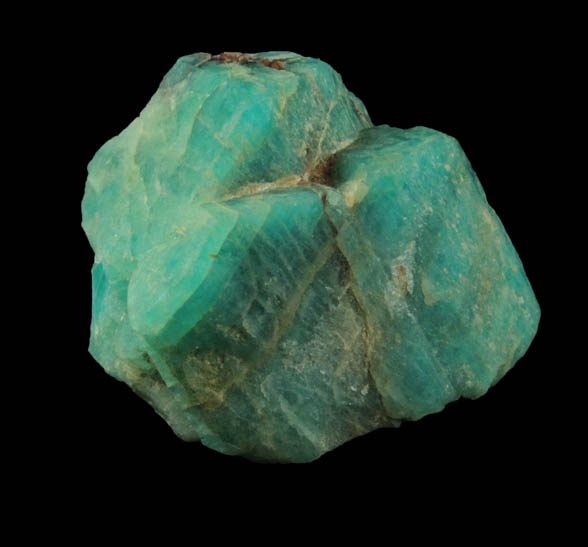 Microcline var. Amazonite from Devil's Head, Rampart Range, 25 km southwest of Castle Rock, Douglas County, Colorado