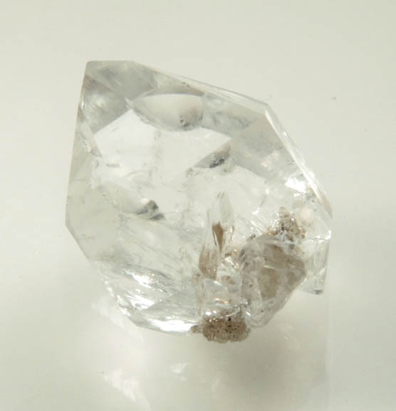 Quartz var. Herkimer Diamond with rare {2111} S-faces from Hickory Hill Diamond Diggings, Fonda, Montgomery County, New York