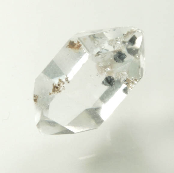 Quartz var. Herkimer Diamond (with organic inclusion) from Hickory Hill Diamond Diggings, Fonda, Montgomery County, New York