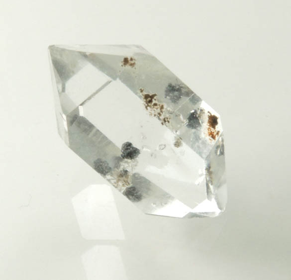 Quartz var. Herkimer Diamond (with organic inclusion) from Hickory Hill Diamond Diggings, Fonda, Montgomery County, New York