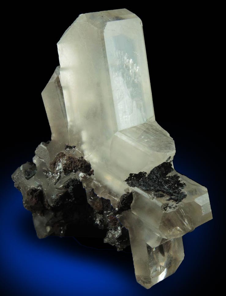 Cerussite (twinned crystals) from Tsumeb Mine, Otavi-Bergland District, Oshikoto, Namibia