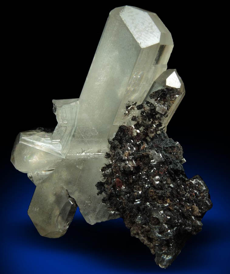 Cerussite (twinned crystals) from Tsumeb Mine, Otavi-Bergland District, Oshikoto, Namibia