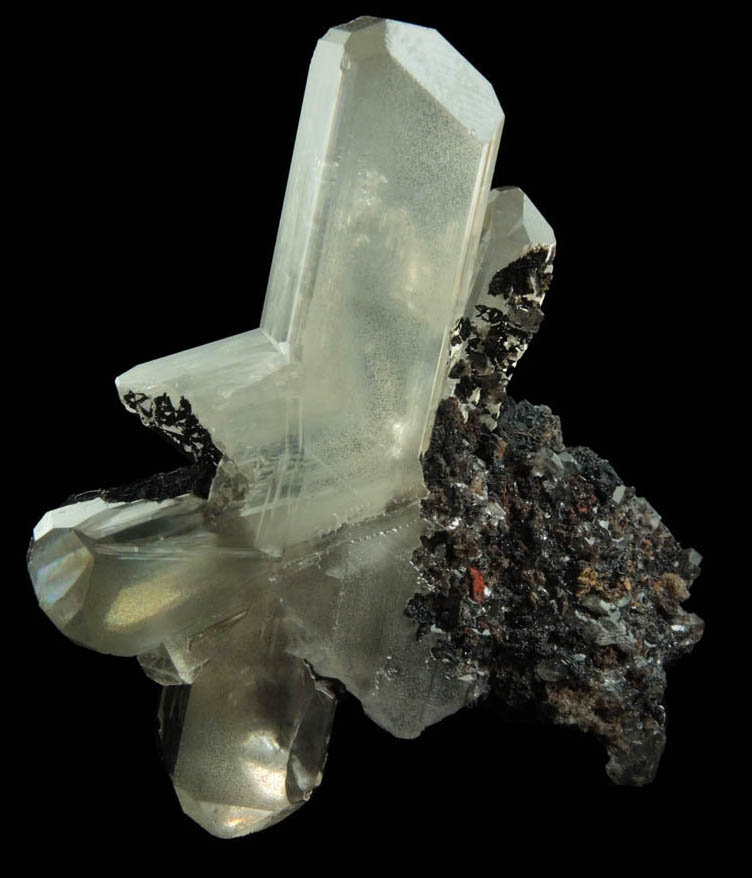 Cerussite (twinned crystals) from Tsumeb Mine, Otavi-Bergland District, Oshikoto, Namibia