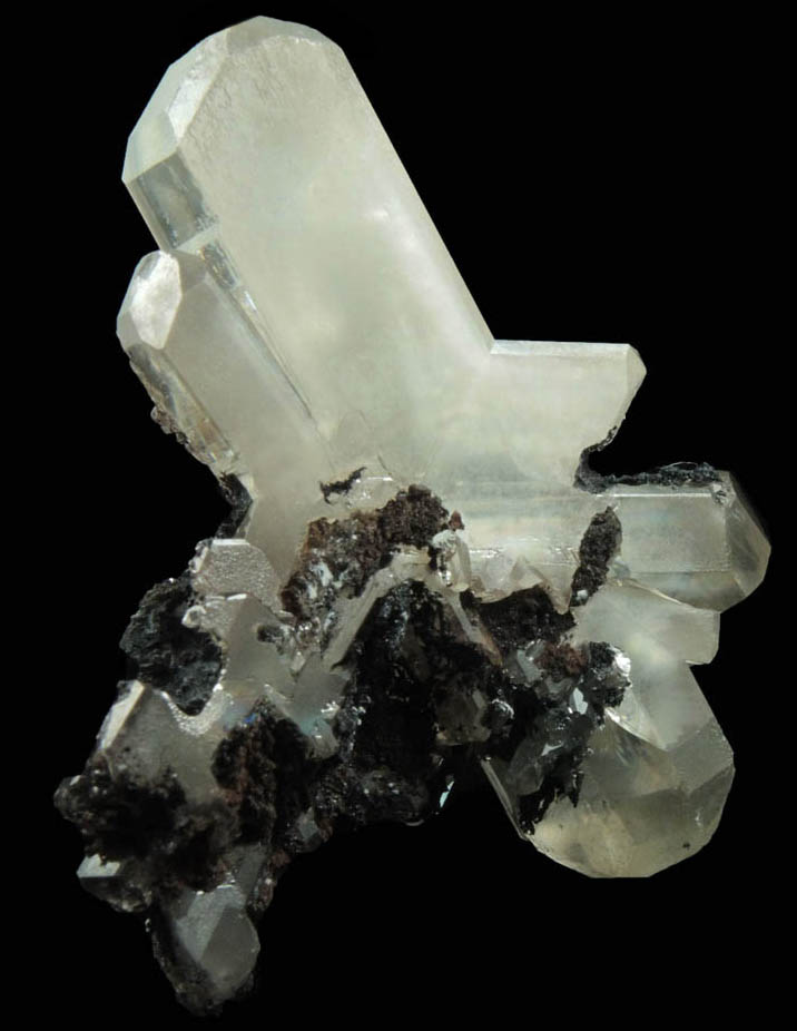 Cerussite (twinned crystals) from Tsumeb Mine, Otavi-Bergland District, Oshikoto, Namibia