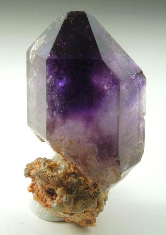 Quartz var. Amethyst Quartz from Goboboseb Mountains, 43 km west of Brandberg Mountain, Erongo region, Namibia