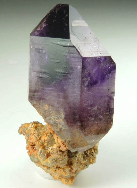 Quartz var. Amethyst Quartz from Goboboseb Mountains, 43 km west of Brandberg Mountain, Erongo region, Namibia