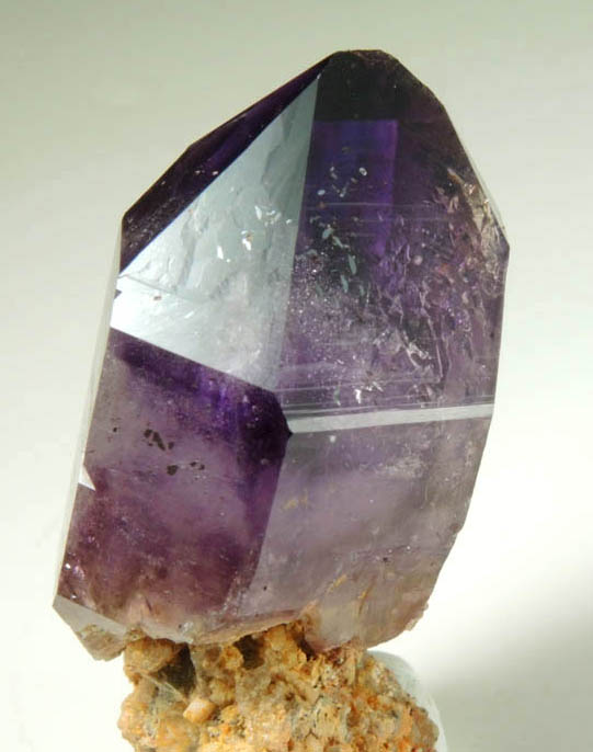 Quartz var. Amethyst Quartz from Goboboseb Mountains, 43 km west of Brandberg Mountain, Erongo region, Namibia