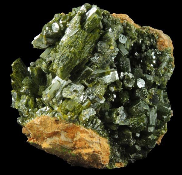 Pyromorphite from Wheatley Mine, Phoenixville District, Chester County, Pennsylvania