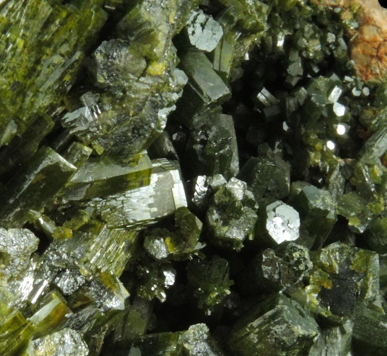 Pyromorphite from Wheatley Mine, Phoenixville District, Chester County, Pennsylvania