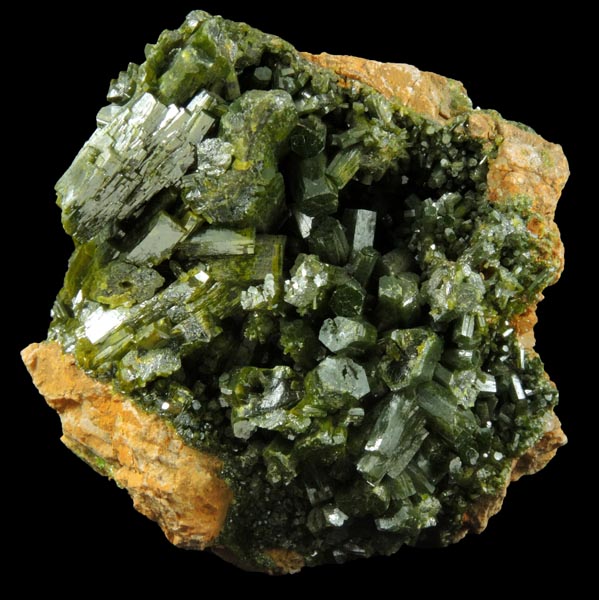 Pyromorphite from Wheatley Mine, Phoenixville District, Chester County, Pennsylvania