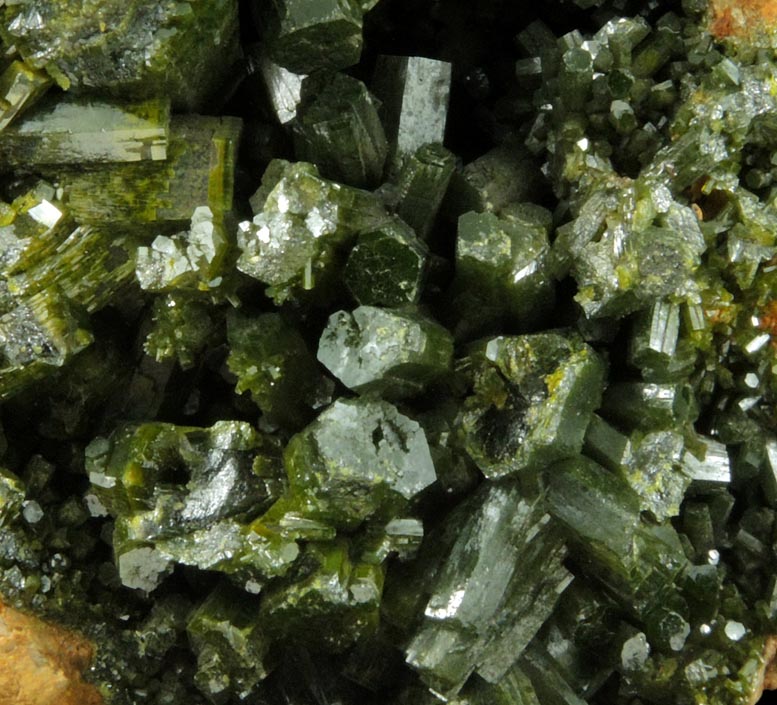 Pyromorphite from Wheatley Mine, Phoenixville District, Chester County, Pennsylvania