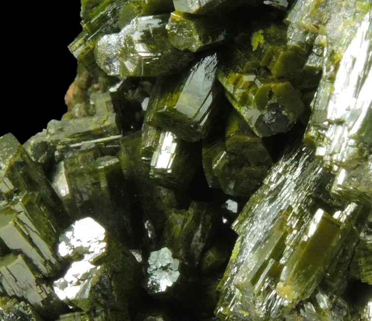 Pyromorphite from Wheatley Mine, Phoenixville District, Chester County, Pennsylvania