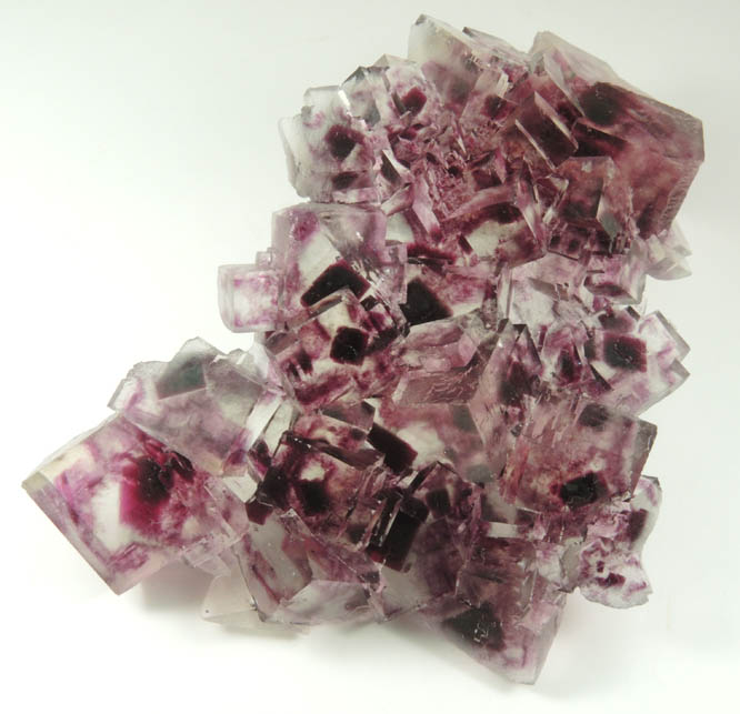 Fluorite with phantom-growth zoning from Okorusu Mine, 46.5 km north of Otjiwarongo, Otjozondjupa, Namibia