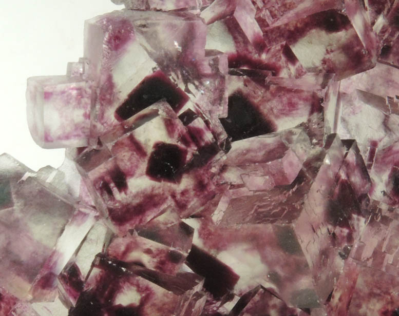 Fluorite with phantom-growth zoning from Okorusu Mine, 46.5 km north of Otjiwarongo, Otjozondjupa, Namibia