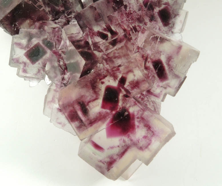 Fluorite with phantom-growth zoning from Okorusu Mine, 46.5 km north of Otjiwarongo, Otjozondjupa, Namibia