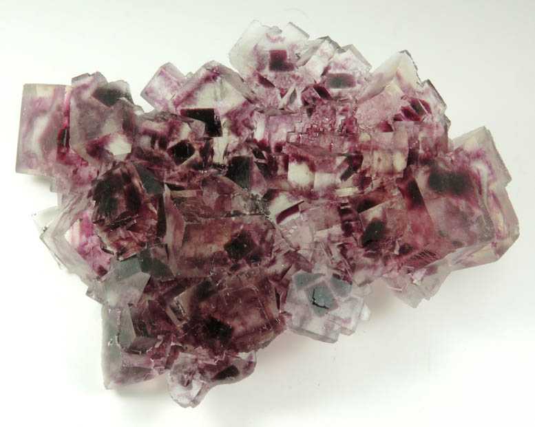 Fluorite with phantom-growth zoning from Okorusu Mine, 46.5 km north of Otjiwarongo, Otjozondjupa, Namibia