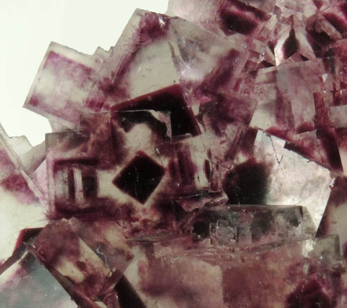 Fluorite with phantom-growth zoning from Okorusu Mine, 46.5 km north of Otjiwarongo, Otjozondjupa, Namibia